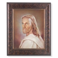 11 1/4" x 13 1/4" Art Deco Frame with an 8" x 10" Head of Christ Print