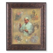 11 1/4" x 13 1/4" Art Deco Frame with an 8" x 10" St. John Paul II Print