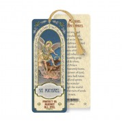 10pk - St. Michael Laminated Bookmark (Sold in Inc. of 10)