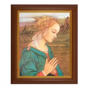 10 1/2" x 12 1/2" Walnut Finish Beveled Frame with 8" x 10" Lippi: Madonna Textured Art 10 1/2" x 12 1/2" Walnut Finish Beveled Frame with 8" x 10" Lippi: Madonna Textured Art