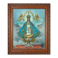10" x 12" Ornate Wood Frame with an 8" x 10" Virgen de San Juan Print