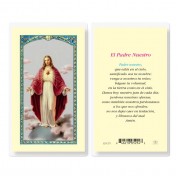 25pk - La Oracion Del Senor Sagrado Corazon Laminated Holy Card Pk 25
