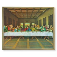 8" x 10" Gold Plaque Frame with a Last Supper Print 8" x 10" Gold Plaque Frame with a Last Supper Print