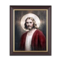 10" x 12" Walnut Frame with Gold Inside Lip and a 8" x 10" Confide in Me Print