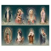 Stella Madonna Assorted Eight-Up Micro Perforated Holy Cards