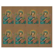 Aurora Our Lady of Perpetual Help Eight-Up Micro Perforated Holy Cards