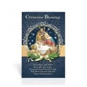 10pk - Holy Family  Christmas Blessings  Silent Night   Greeting Cards   Sold in inc of 10