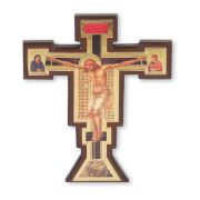 8" Renaissance Crucifix with Gold Highlights
