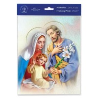 3pk - 8" x 10" Holy Family Print  (sold in inc. of 3)