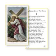 Splinters from the Cross Holy Card