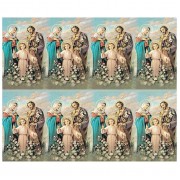 Holy Family Eight-Up Micro Perforated Bulk Prayer-Cards  - 125 sheets (1000 total cards)