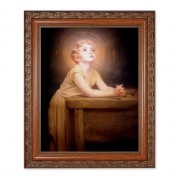 10" x 12" Ornate Wood Frame with an 8" x 10" Chambers: Thy Will be Done Print
