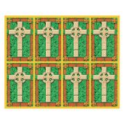 Aurora Celtic Cross Eight-Up Micro Perforated Holy Cards