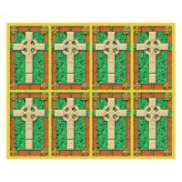 Aurora Celtic Cross Eight-Up Micro Perforated Holy Cards