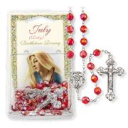 July Ruby Birthstone Rosary