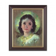 10" x 12" Walnut Frame with Gold Inside Lip and a 8" x 10" The Child Jesus Print