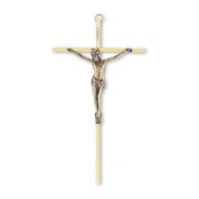 10" Brass Crucifix with Antique Brass Corpus