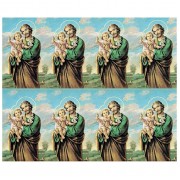 Saint Joseph Eight-Up Micro Perforated Bulk Prayer-Cards  - 125 sheets (1000 total cards)