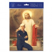 3pk - 8" x 10" Chambers: Jesus with Sailor Print  (sold in inc. of 3)