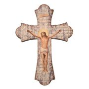 Crucifixion 12" Laser Cut Wood Vintage Cross