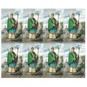 Saint Patrick Eight-Up Micro Perforated Bulk Prayer-Cards  - 125 sheets (1000 total cards)