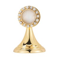 Gold Finish Reliquary with 1.5 inch Opening