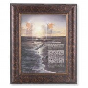 11 1/4" x 13 1/4" Art Deco Frame with an 8" x 10" Footprints Print