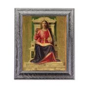 10 1/2" x 12 1/2" Grey Oak Finish Frame with an 8" x 10" King of Heaven Print
