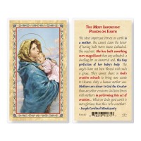 25pk - Most Important Person On Earth Gold Stamped Laminated Holy Card Pk 25 25pk - Most Important Person On Earth Gold Stamped Laminated Holy Card Pk 25