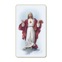 Sacred Heart of Jesus Standing Prayer-Card