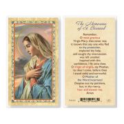 The Memorare of St. Bernard - Our Lady of Grace Laminated Holy Card. Inc. of 25