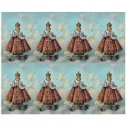 Infant of Prague Eight-Up Micro Perforated Bulk Prayer-Cards  - 125 sheets (1000 total cards)