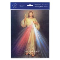 3pk - 8" x 10" Divine Mercy Print  (sold in inc. of 3)