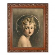 10" x 12" Ornate Wood Frame with an 8" x 10" Chambers: Light of the World Print