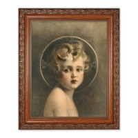 10" x 12" Ornate Wood Frame with an 8" x 10" Chambers: Light of the World Print