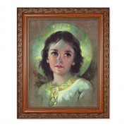 10" x 12" Ornate Wood Frame with an 8" x 10" The Child Jesus Print