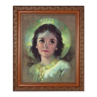 10" x 12" Ornate Wood Frame with an 8" x 10" The Child Jesus Print