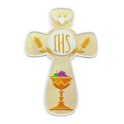 6" Communion Chalice and Holy Spirit Resin Cross