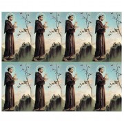 Saint Francis of Assisi Eight-Up Micro Perforated Bulk Prayer-Cards  - 125 sheets (1000 total cards)