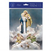 3pk - 8" x 10" Chambers: Jesus and Mary Print  (sold in inc. of 3)