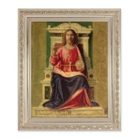 10" x 12" Ornate Silver Frame with a King of Heaven Print