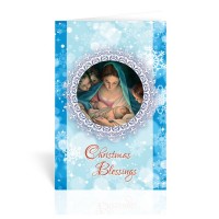 10pk - Infant Jesus with Mary Christmas Card  Sold in inc of 10
