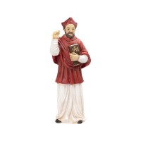4" Cold Cast Resin Hand Painted Statue of Saint Robert in a Deluxe Window Box