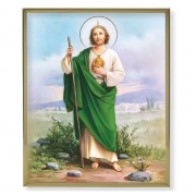 11" x 14" Gold Plaque Frame with a Saint Jude Print