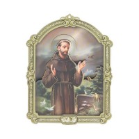 5" Cathedral 3D Plaque Saint Francis