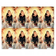 Aurora Our Lady of the Angels Eight-Up Micro Perforated Bulk Prayer-Cards  - 125 sheets (1000 total cards)