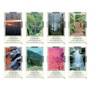 Aurora Nature with Verse Eight-Up Micro Perforated Holy Cards