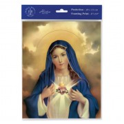 3pk - 8" x 10" Immaculate Heart of Mary Print  (sold in inc. of 3)