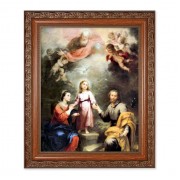 10" x 12" Ornate Wood Frame with an 8" x 10" Murillo: Heavenly and Earthly Trinities Print