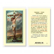 25pk - Oracion A Jesus Crucificado Laminated Holy Card Pk 25